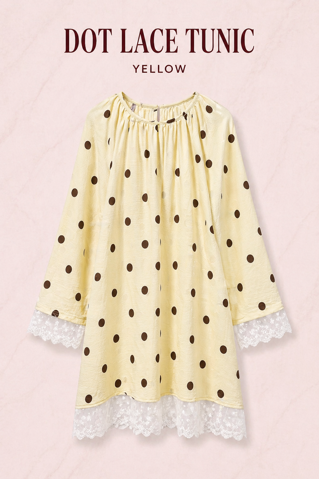 DOT LACE TUNIC