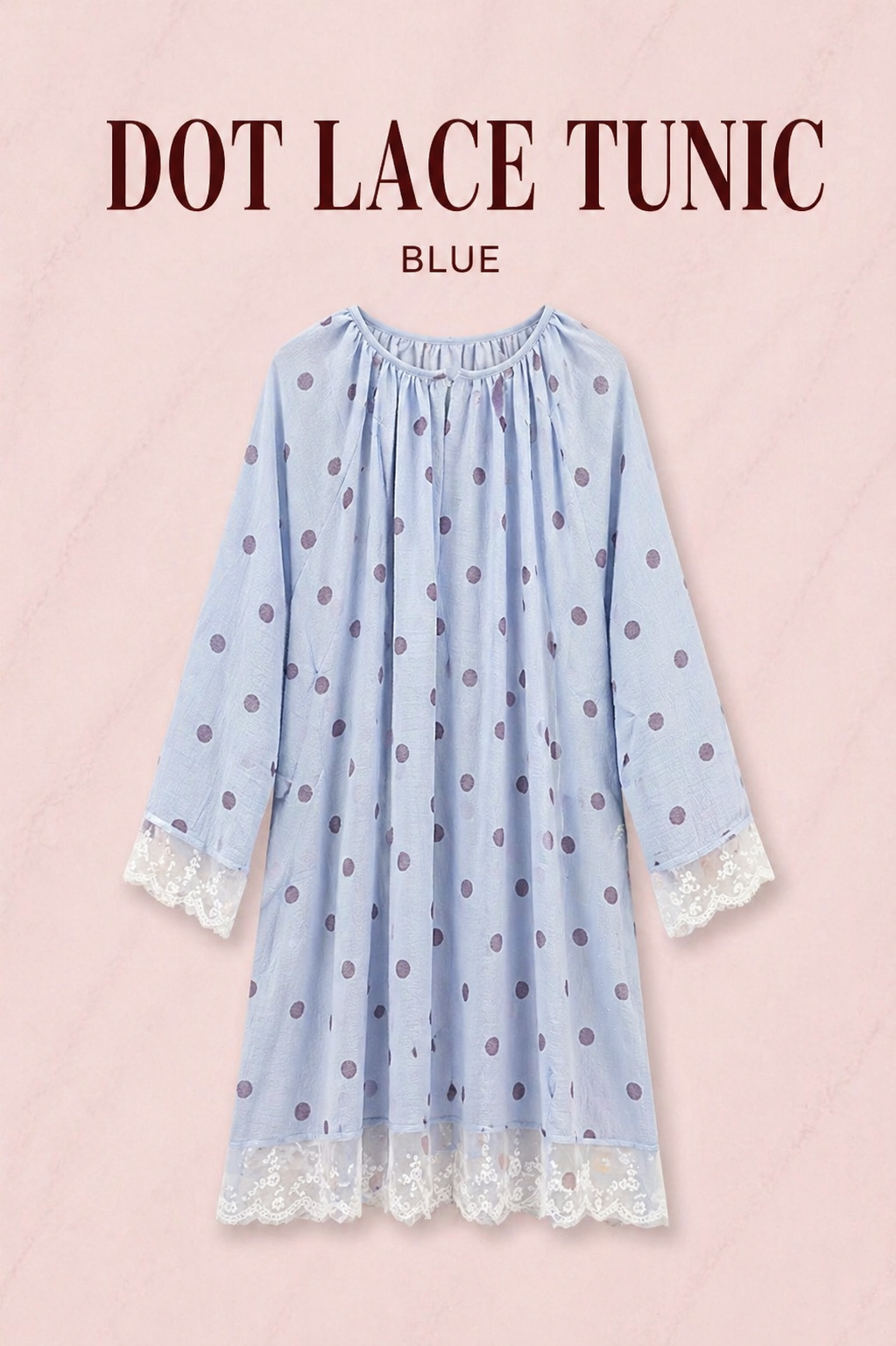 DOT LACE TUNIC