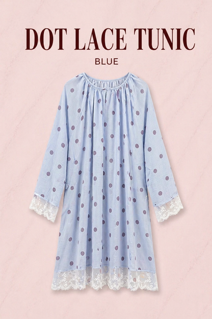 DOT LACE TUNIC