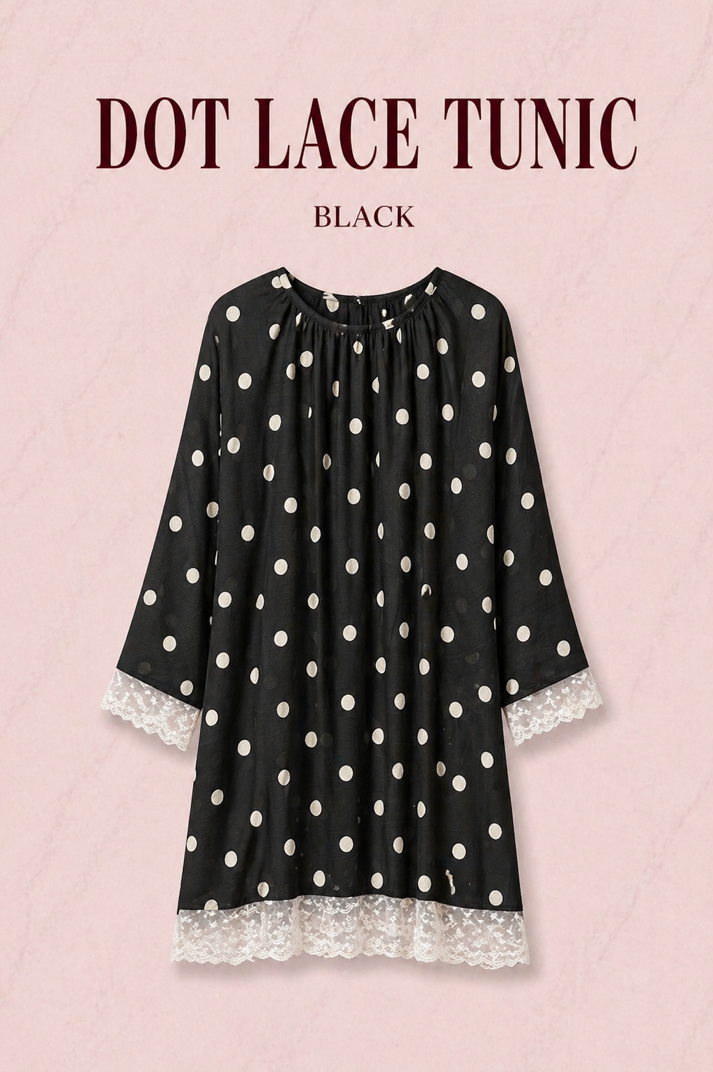 DOT LACE TUNIC