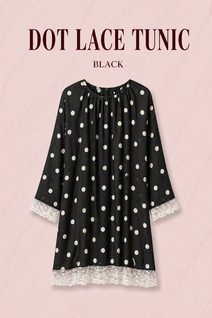 DOT LACE TUNIC