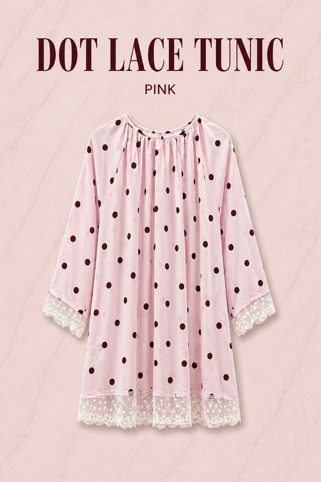 DOT LACE TUNIC